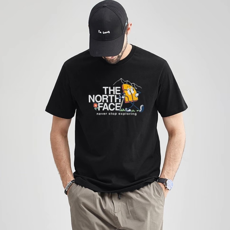 Outdoor Sport North Face - T-shirt à manches courtes en coton